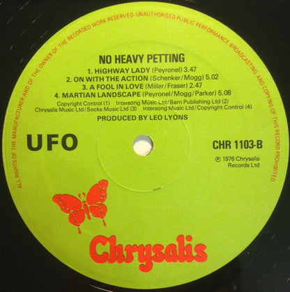 UFO (5) : No Heavy Petting (LP, Album)