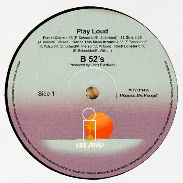 The B-52's : The B-52's (LP, Album, RE, 180)