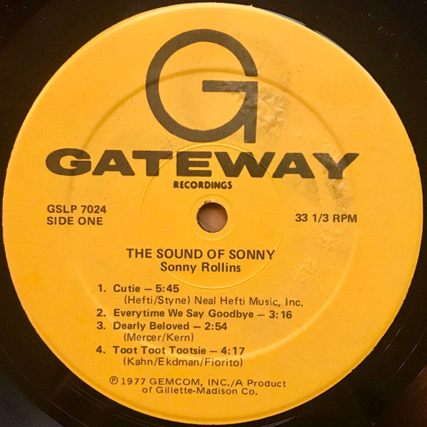 Sonny Rollins : The Sound Of Sonny (LP, Comp)