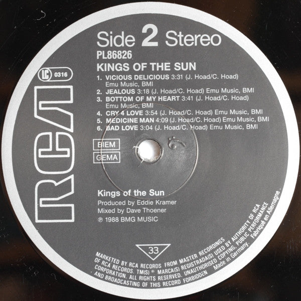 Kings Of The Sun : Kings Of The Sun (LP, Album)