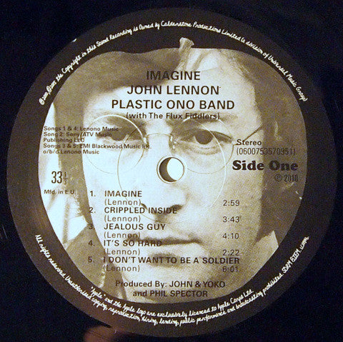 John Lennon : Imagine (LP, Album, RE, RM, 180)