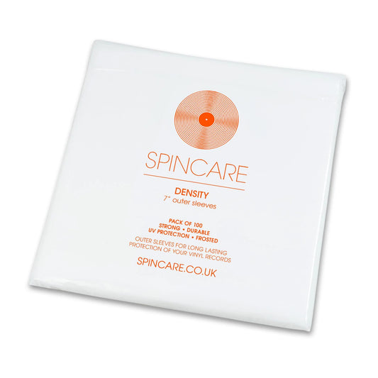 Spincare Density 7" Outer Sleeves - Pack of 100