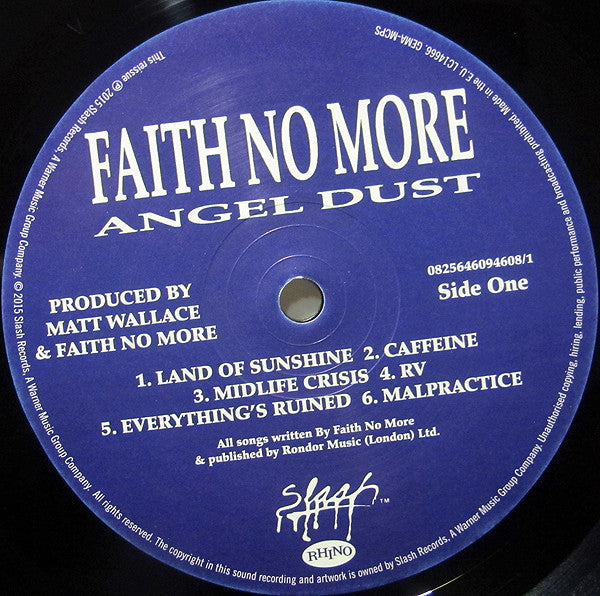 Faith No More - Angel Dust (2xLP, Album, Dlx, RE, RM, 180) (M / M)