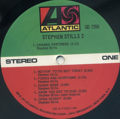 Stephen Stills : Stephen Stills 2 (LP, Album, PR)