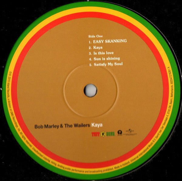 Bob Marley & The Wailers : Kaya (LP, Album, RE, RM, 180)