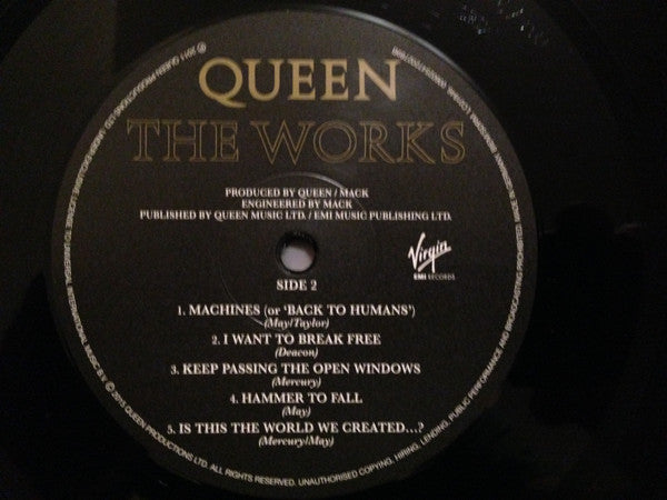 Queen : The Works (LP, Album, RE, RM, 180)