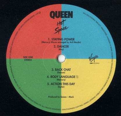 Queen : Hot Space (LP, Album, RE, RM, 180)