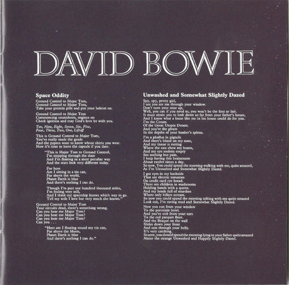 David Bowie : David Bowie (CD, Album, RE, RM)