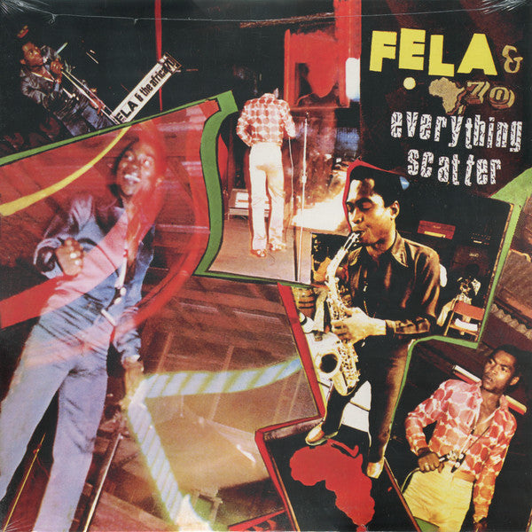 Fela Kuti & Africa 70 : Everything Scatter (LP, Album, RE)