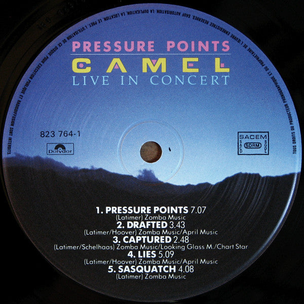 Camel : Pressure Points (LP, Album)