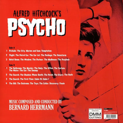 Bernard Herrmann : Psycho (The Original Film Score) (LP, Album, RE, RM, 180)