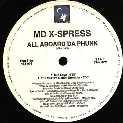 MD X-Spress* : All Aboard Da Phunk (12")