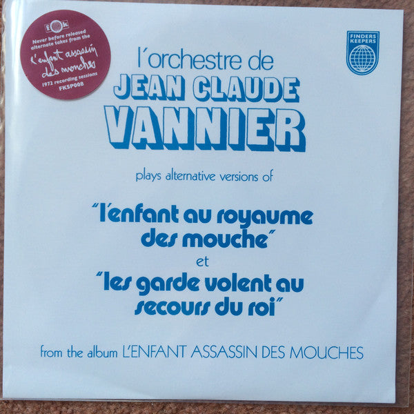 L'Orchestre De Jean-Claude Vannier* : L'Orchestre De Jean-Claude Vannier Plays Alternative Versions Of  (7", RSD, Single, Ltd)