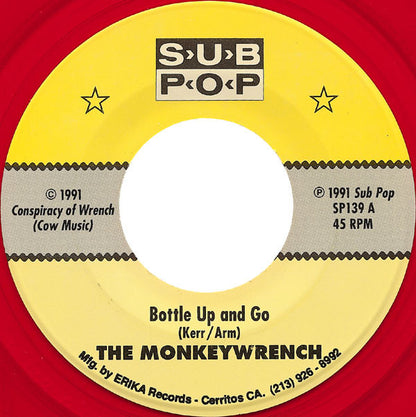 The Monkeywrench : Bottle Up And Go (7", Single, Red)