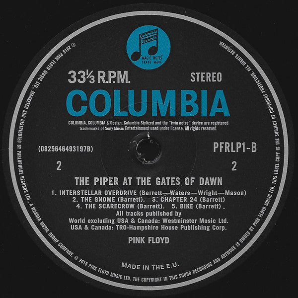 Pink Floyd : The Piper At The Gates Of Dawn (LP, Album, RE, RM, 180)