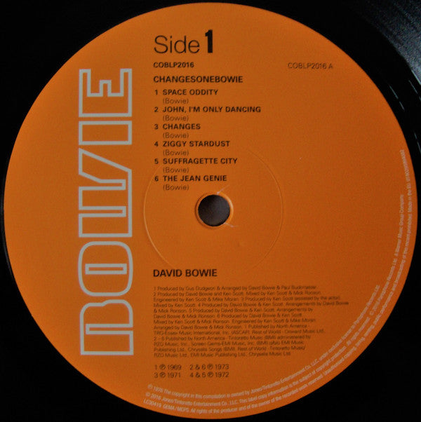 David Bowie : ChangesOneBowie (LP, Comp, RE, 180)