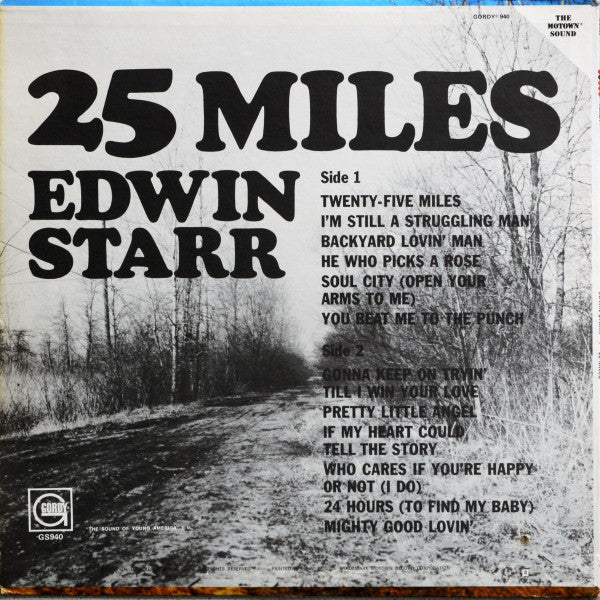 Edwin Starr : 25 Miles (LP, Album, Ind)