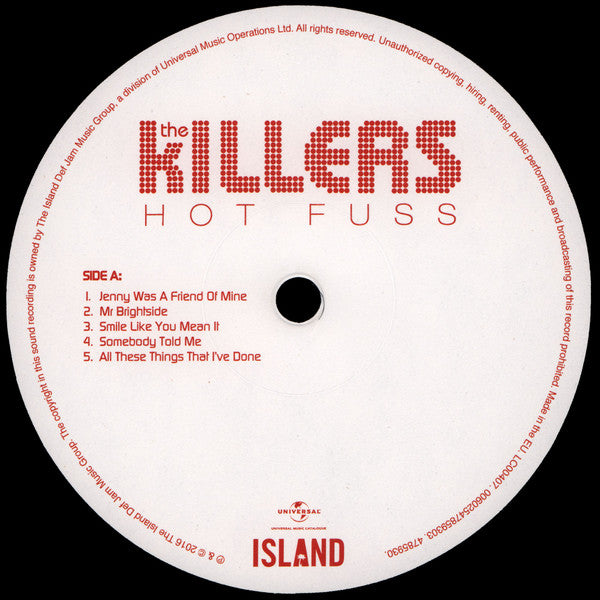 The Killers : Hot Fuss (LP, Album, RE, 180)