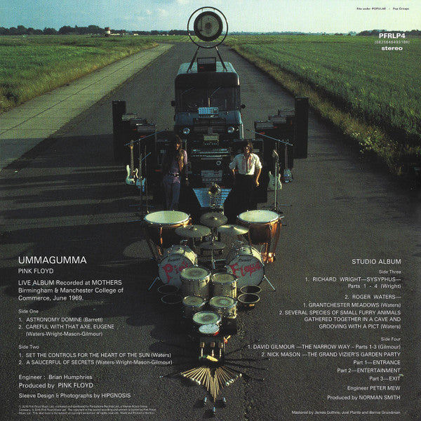 Pink Floyd : Ummagumma (2xLP, Album, RE, RM, Gat)