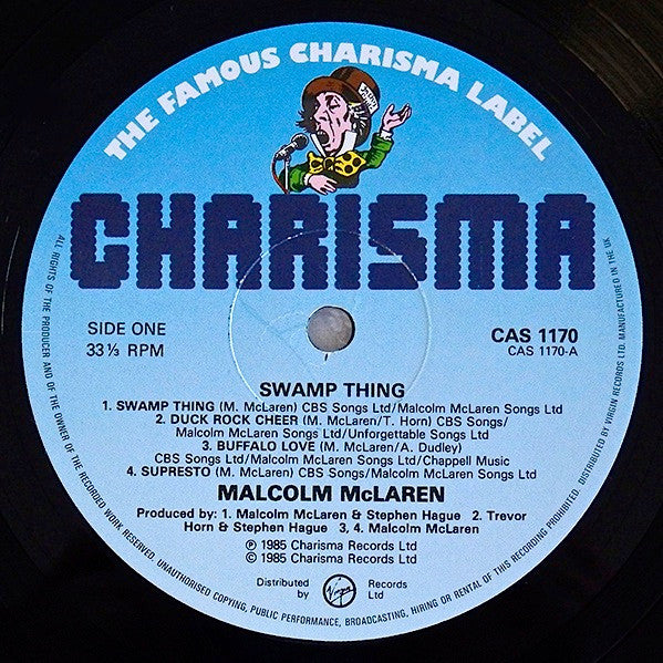 Malcolm McLaren : Swamp Thing (LP, Album)