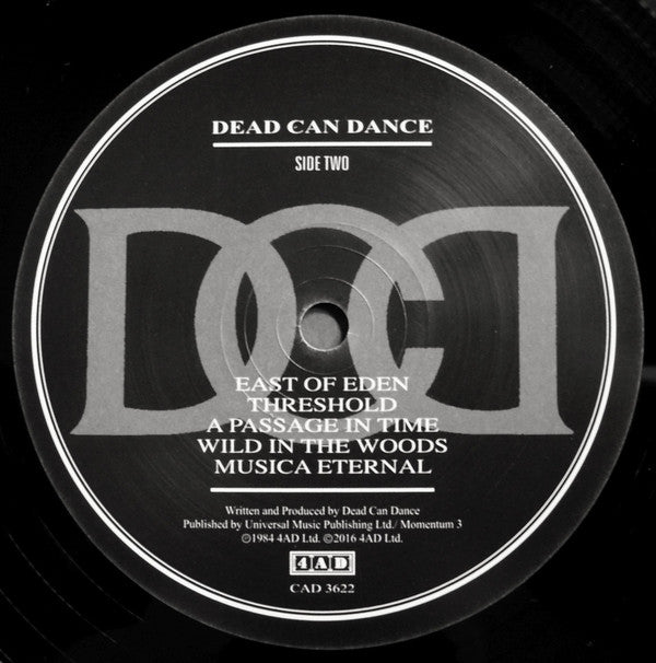 Dead Can Dance : Dead Can Dance (LP, Album, RE)