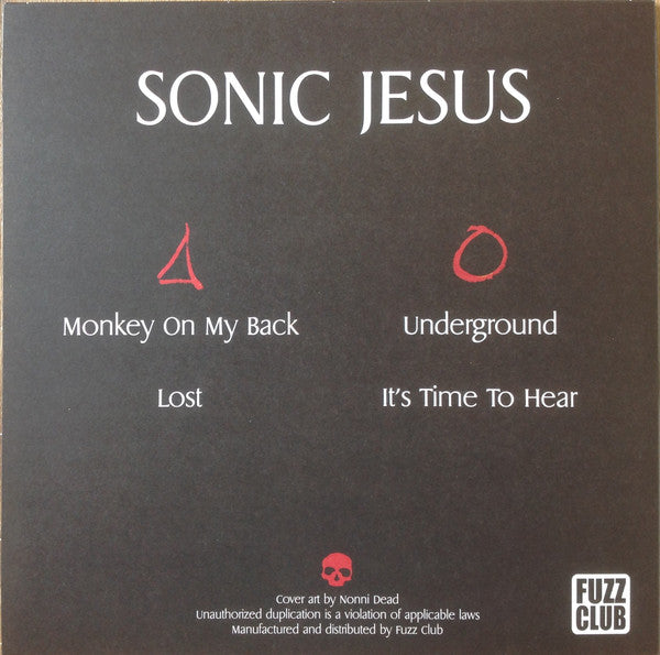 Sonic Jesus : Sonic Jesus  (12", EP, Ltd, RE, Red)