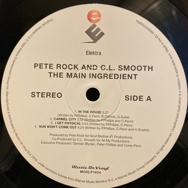 Pete Rock & C.L. Smooth : The Main Ingredient (2xLP, Album, RE, 180)