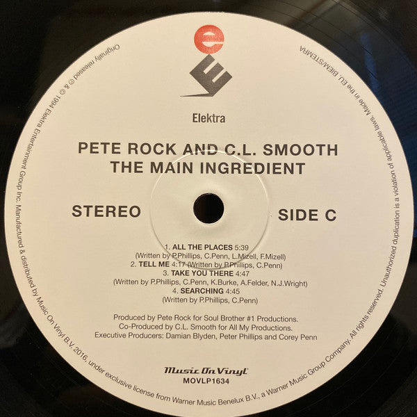 Pete Rock & C.L. Smooth : The Main Ingredient (2xLP, Album, RE, 180)