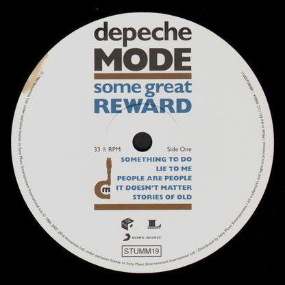 Depeche Mode : Some Great Reward (LP, Album, RE, RM, Gat)