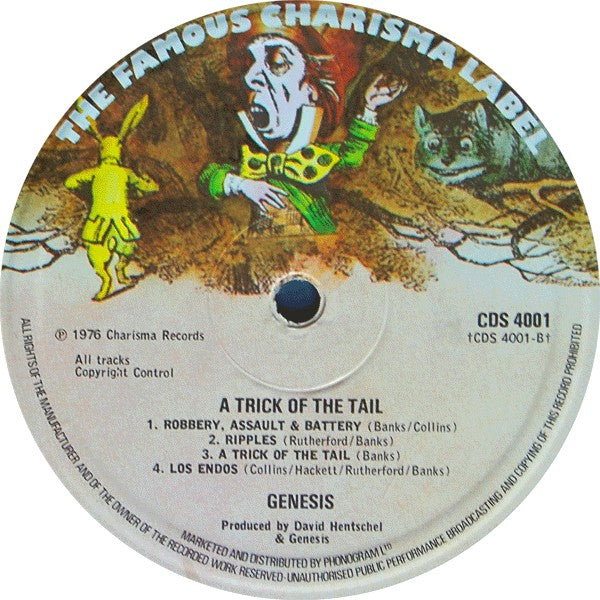 Genesis : A Trick Of The Tail (LP, Album, Gat)