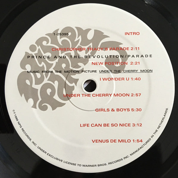 Prince And The Revolution : Parade - Music From The Motion Picture 'Under The Cherry Moon' (LP, Album, RE, Gat)