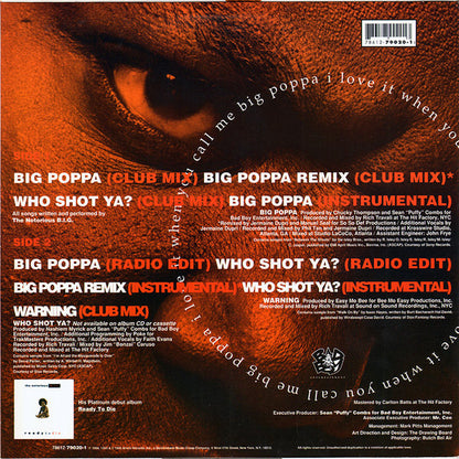 The Notorious BIG* : Big Poppa (Remix) (12")
