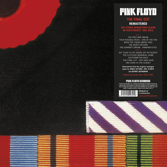 Pink Floyd : The Final Cut (LP, Album, RE, RM, 180)