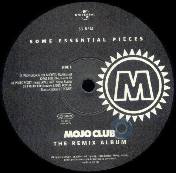 Various : Mojo Club - The Remix Album (Some Essential Pieces) (2xLP, Comp)