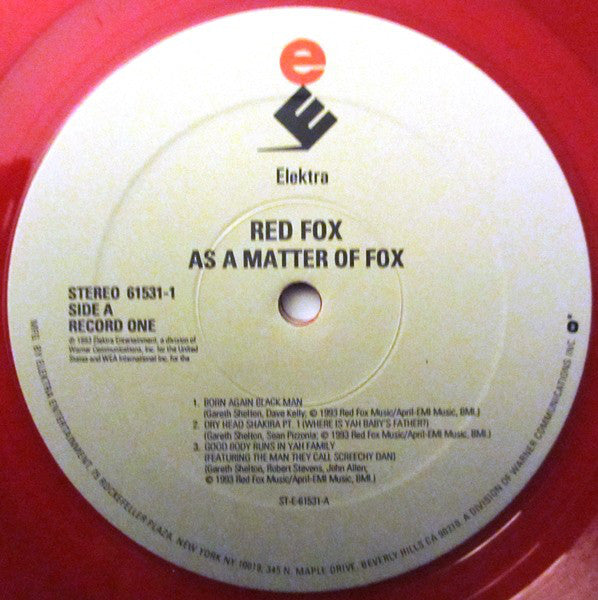 Red Fox (2) : As A Matter Of Fox (2xLP, Album, Red)