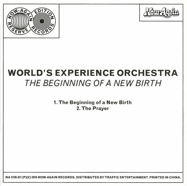 World's Experience Orchestra : The Beginning Of A New Birth & As Time Flows On (CD, Album, RE + CD, Album, RE + Comp, RM)