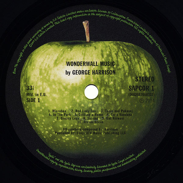 George HARRISON☆Wonderwall 鈍い Music UK Appl