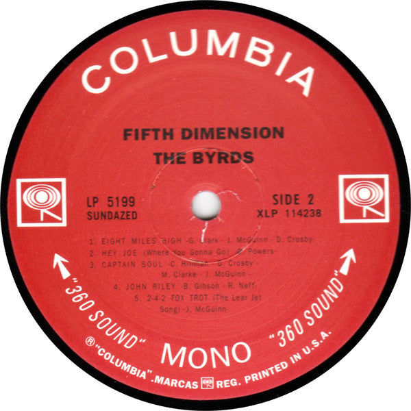 The Byrds : Fifth Dimension (LP, Album, Mono, RE)