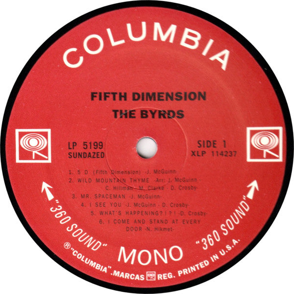 The Byrds : Fifth Dimension (LP, Album, Mono, RE)