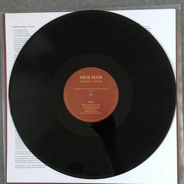 Nick Ellis : Speakers’ Corner (LP, Album)