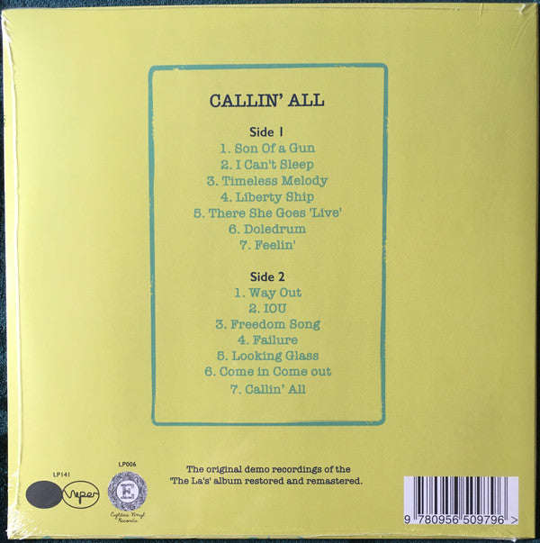 The La's : Callin' All (LP, RE, RM)