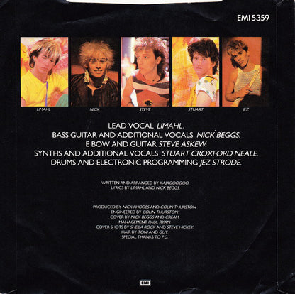 Kajagoogoo : Too Shy (7", Single, Pus)