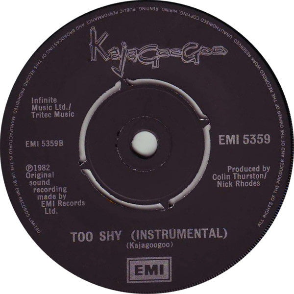 Kajagoogoo : Too Shy (7", Single, Pus)