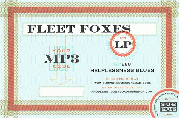 Fleet Foxes : Helplessness Blues (2xLP, Album, Gat)