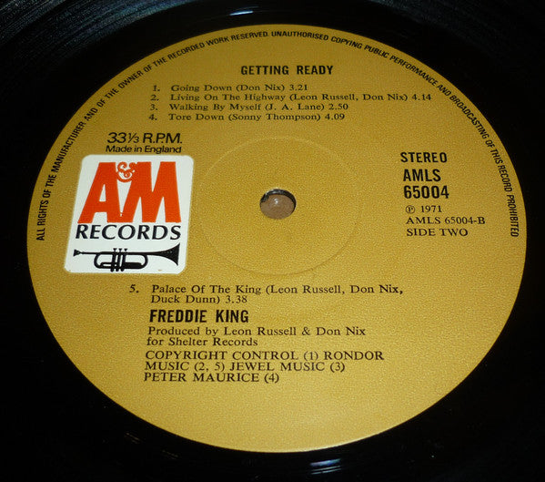 Freddie King : Getting Ready... (LP, Album)