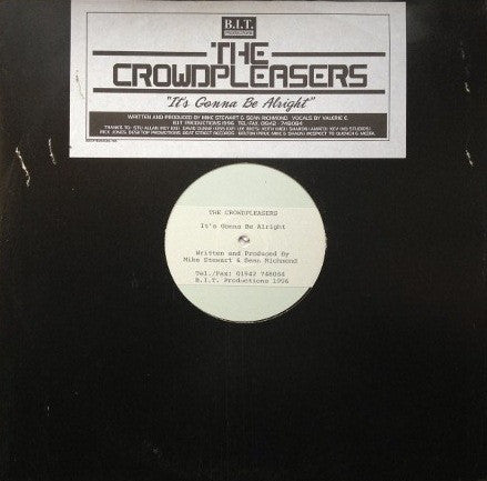 The Crowdpleasers : It's Gonna Be Alright (12", S/Sided, W/Lbl)
