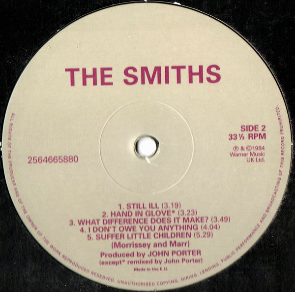 The Smiths : The Smiths (LP, Album, RE)