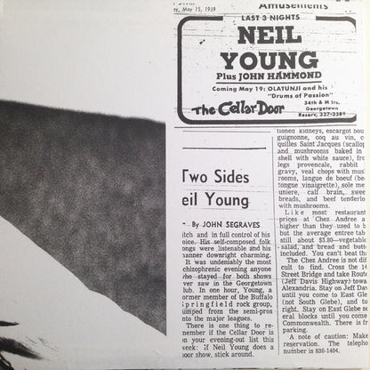 Neil Young : Live At The Cellar Door (LP, Album, 180)