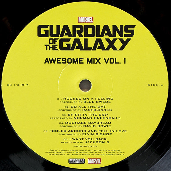 Various : Guardians Of The Galaxy Awesome Mix Vol. 1 (LP, Comp)