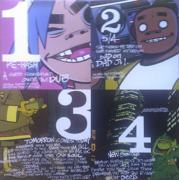 Gorillaz : Gorillaz (2xLP, Album, RE, Gat)
